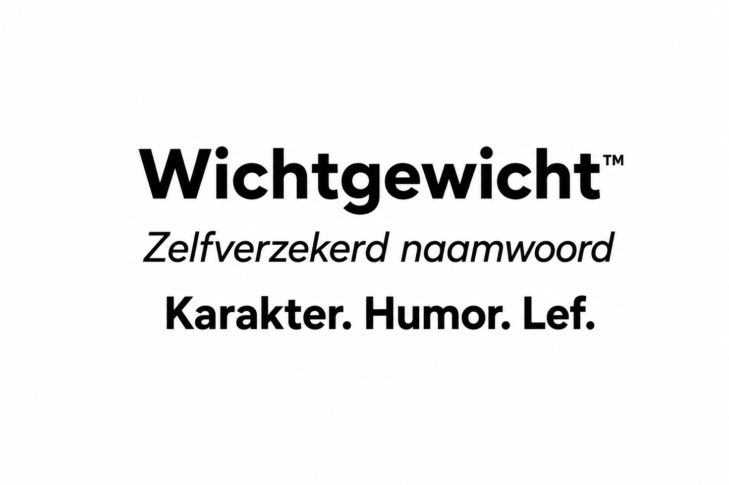 Wichtgewicht™ Hoodie